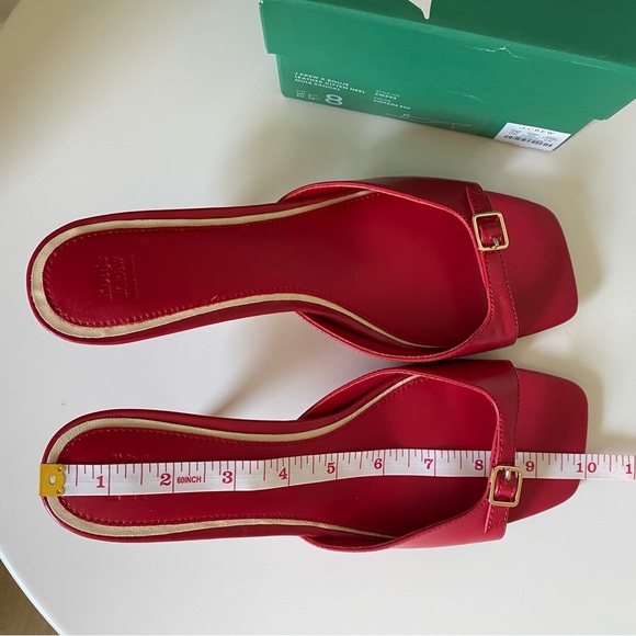 New Rouje X J.Crew Jolie square-toe heels size 8 - Picture 9 of 11